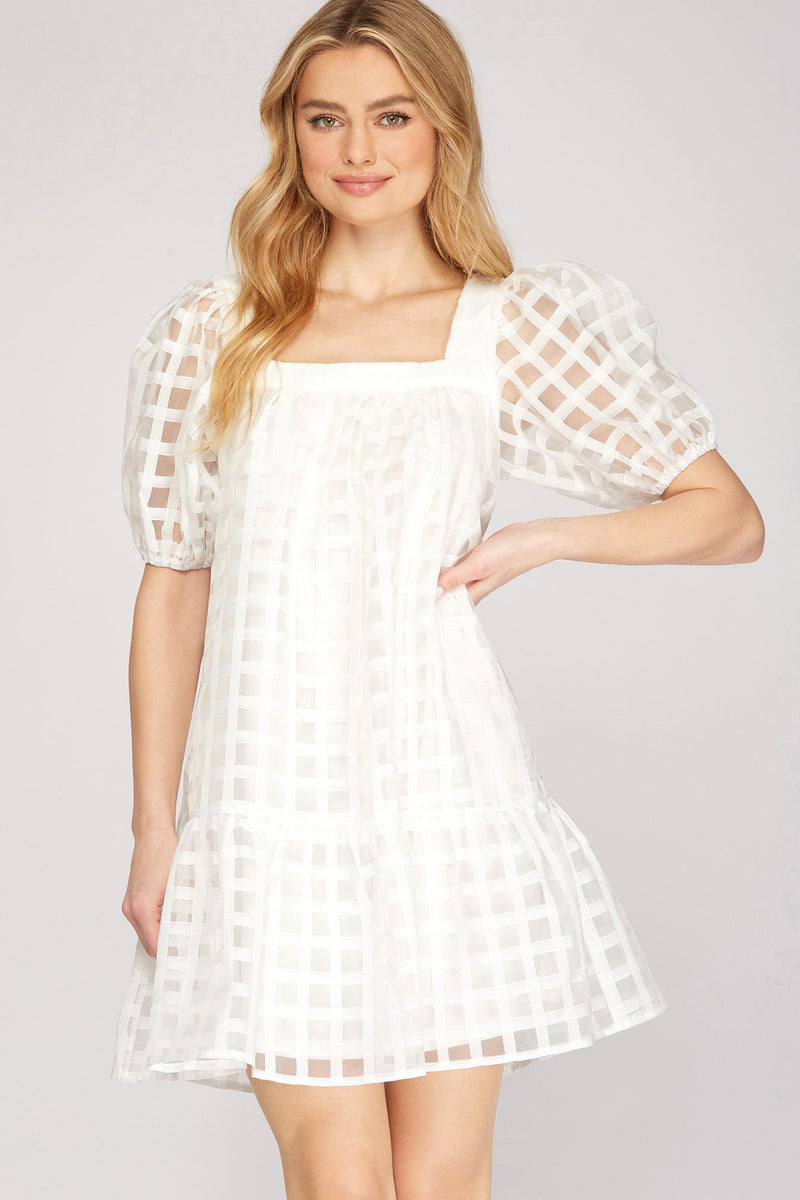 Picnic Ready White Dress – P. Elyse Boutique