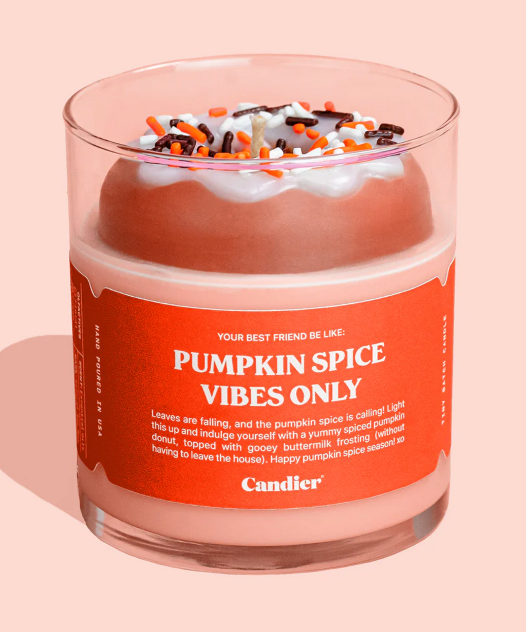 Pumpkin Spice Vibes Only Candle
