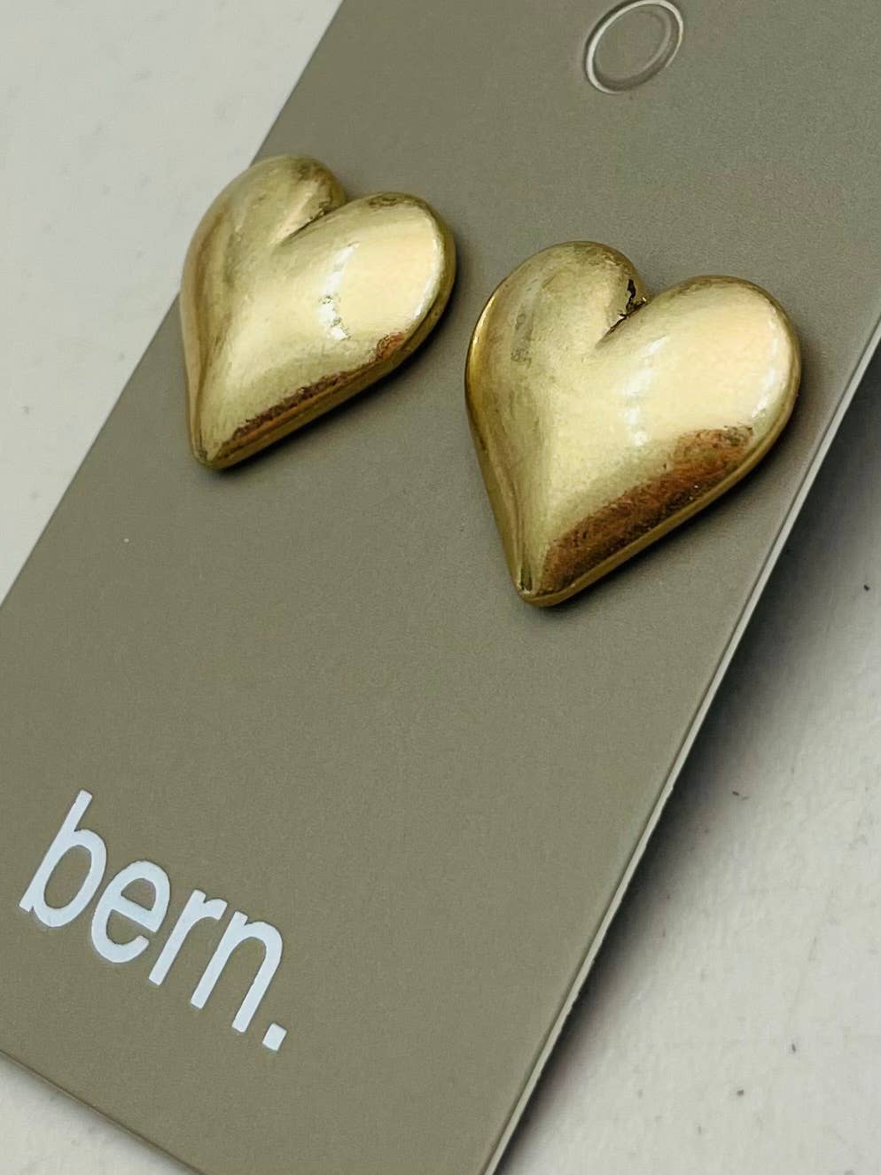 Puffy Heart Stud