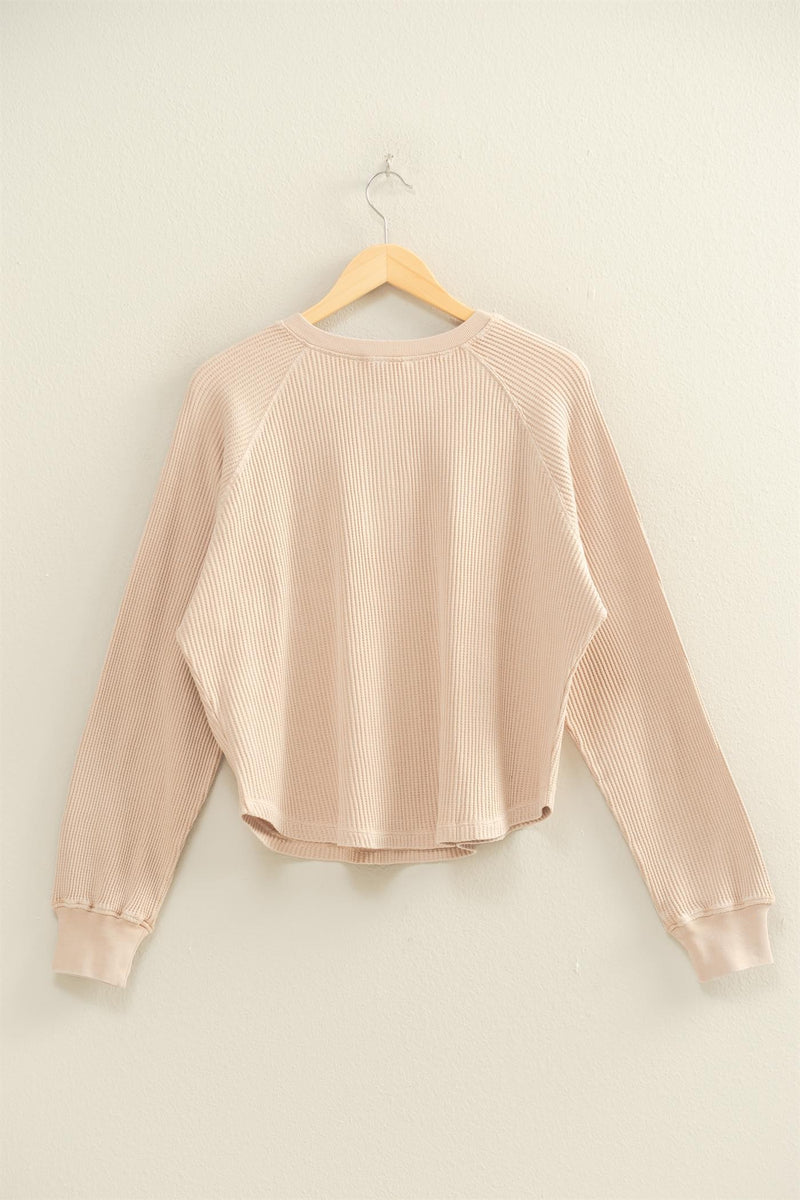 The Everyday Waffle Henley