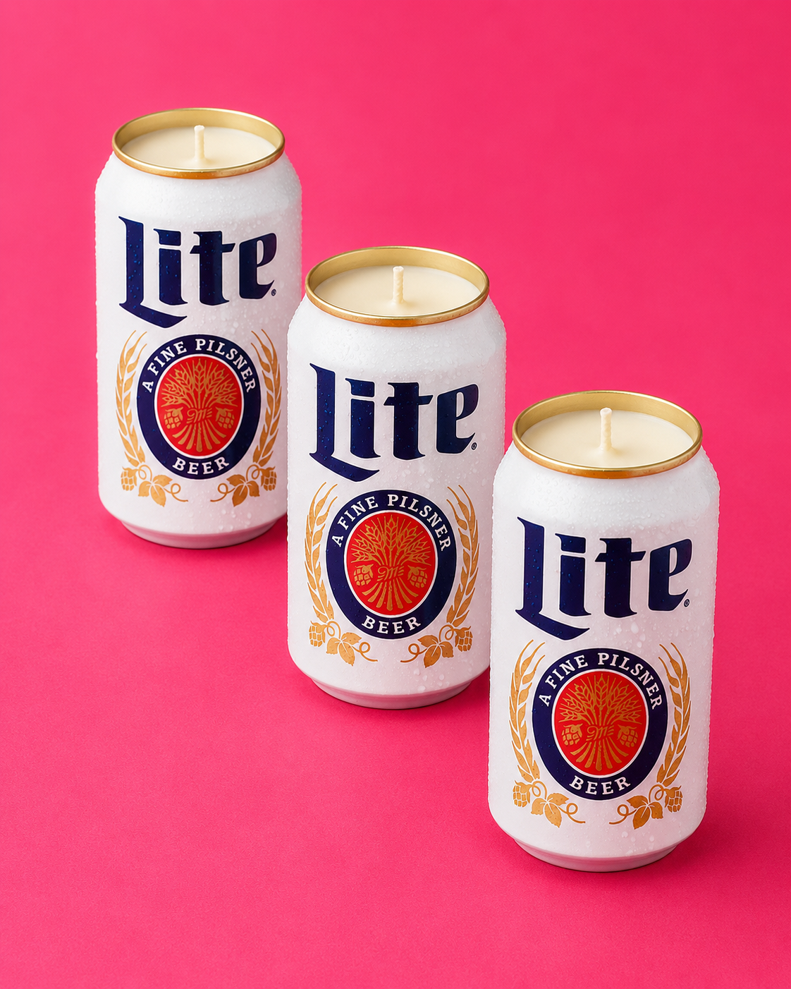 Miller Light Candle