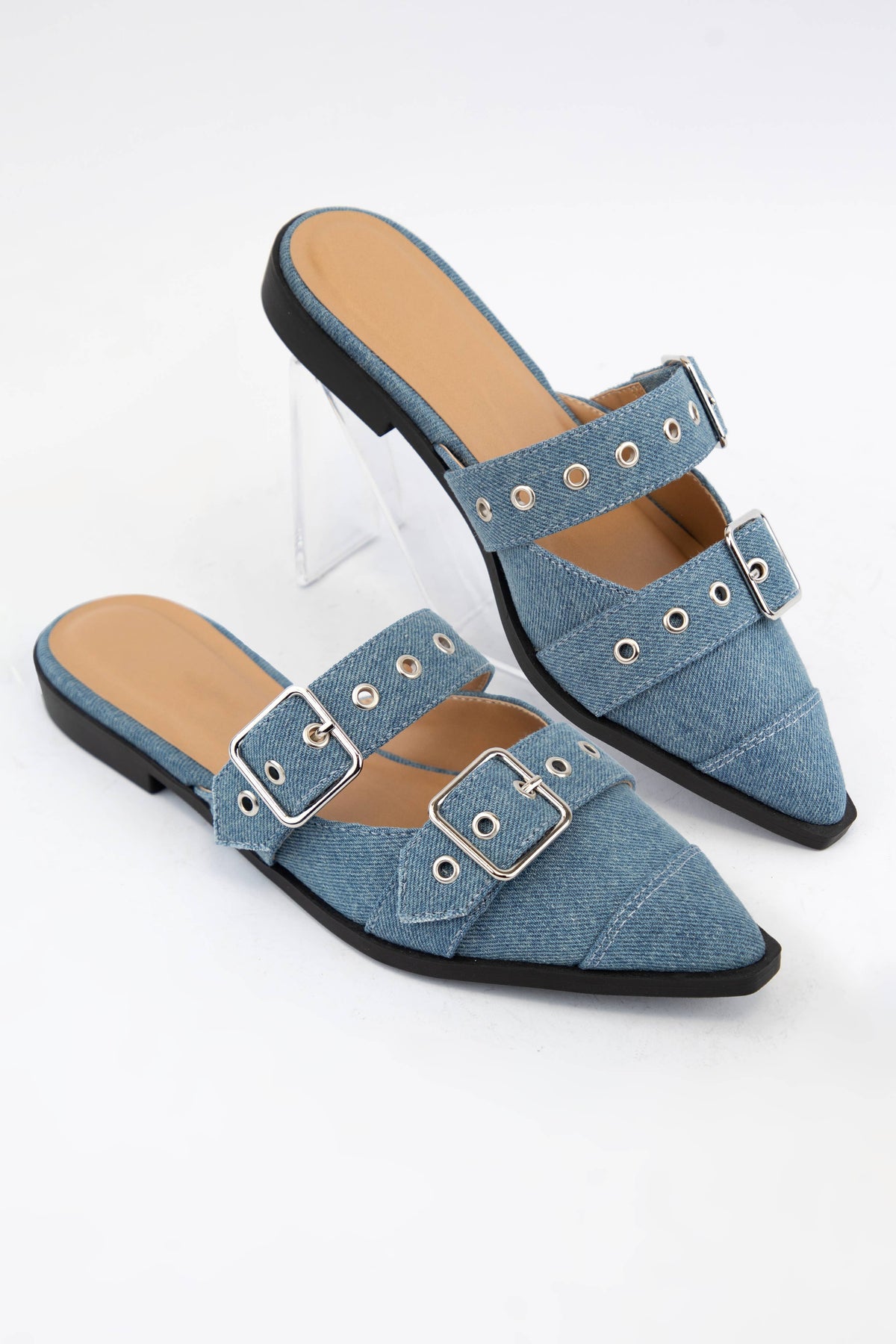 The Boss Babe Buckle Mules
