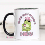 Diddly Squat Coffee Mug, Funny Ceramic Mug, The Only Squat