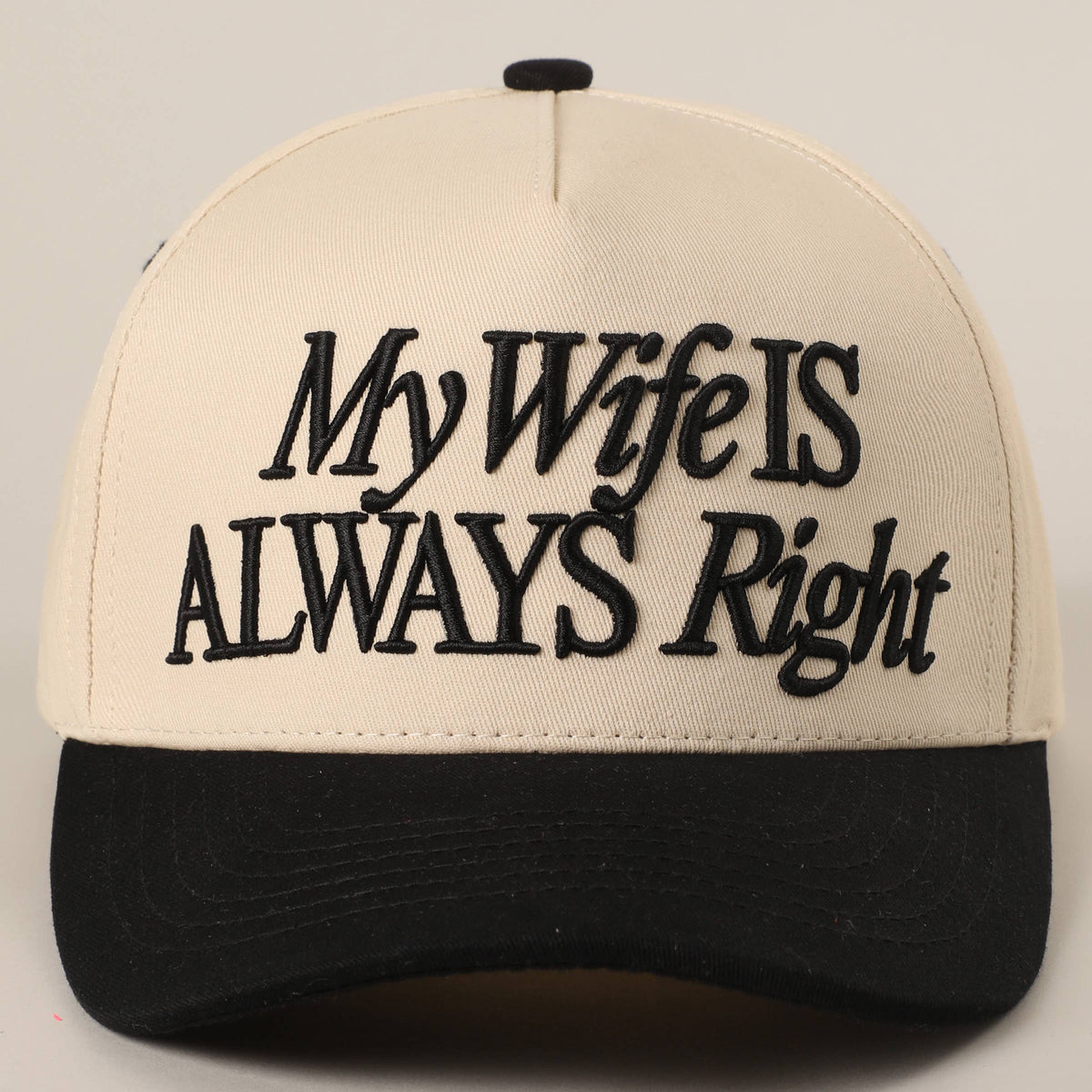 My Wife Is Always Right Trucker Hat