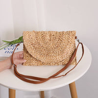 Eloise Straw Crossbody Bag