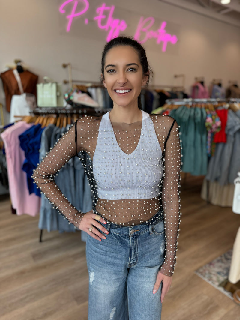 Ballerini Mesh Top