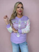 The Spooky Sparkle Skeleton Tee