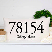 Tomball Zip Code Throw Pillow