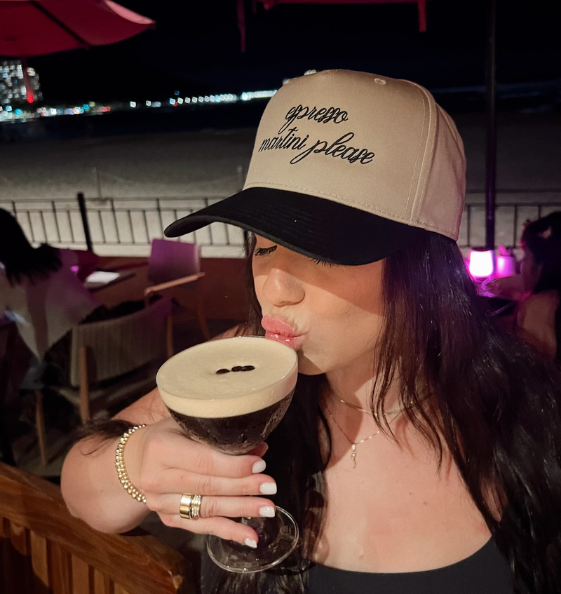Espresso Martini Please -Embroidered Trucker