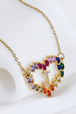 Heart Initial Necklace