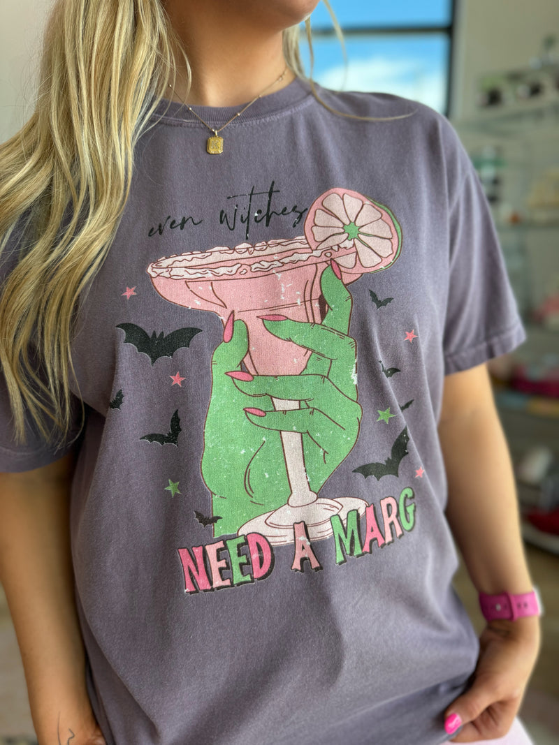 Even Witches Need A Marg Tee