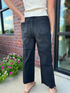 Black Cropped Judy Blue Jeans