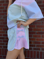 Willa Ribbon Tie Pleated Shorts