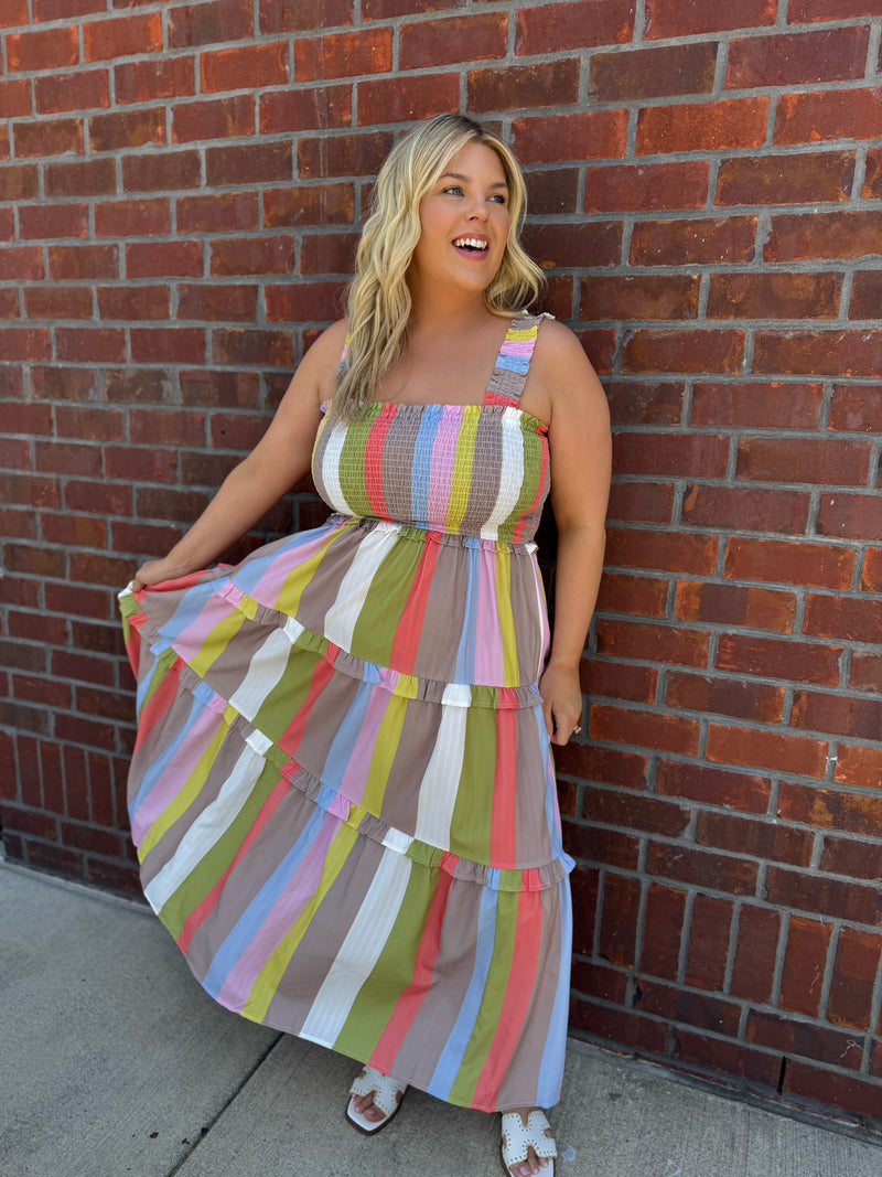 Michaela Plus Midi Dress