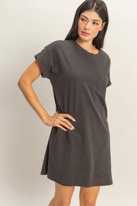 The Coffee Run Tee Dress