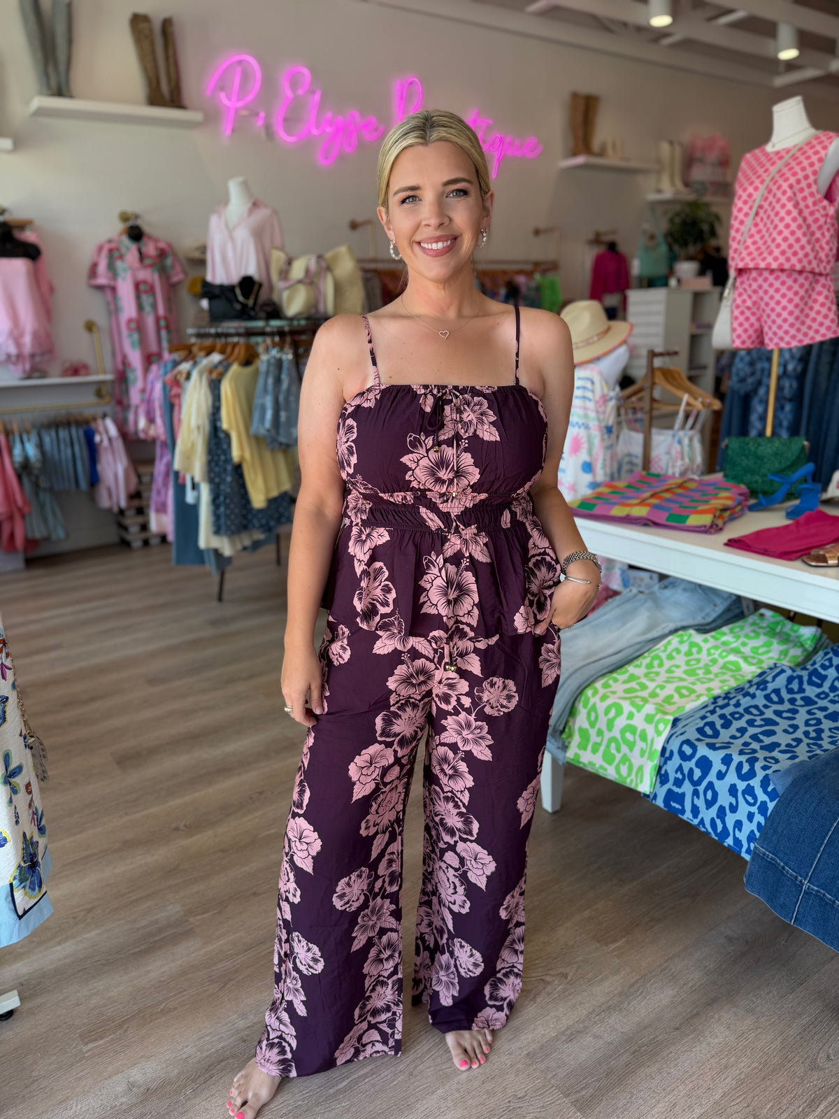 Plum Paradise Peplum Top