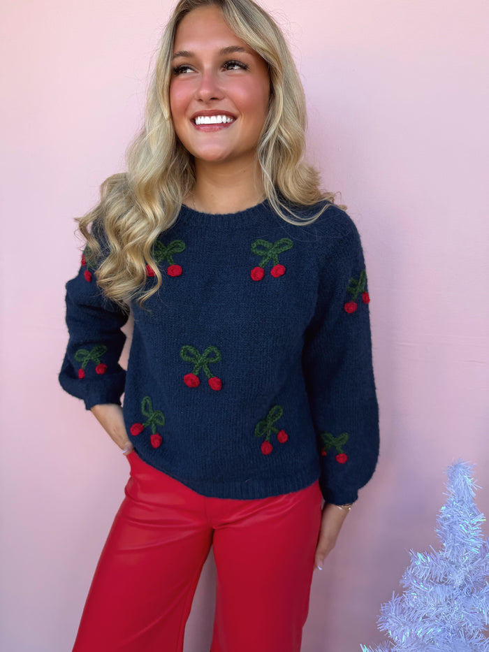 Cherry Cheer Sweater 🍒✨