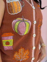 The Pumpkin Patch & Lattes Vest