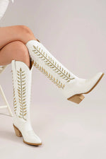 Golden Feather Boots