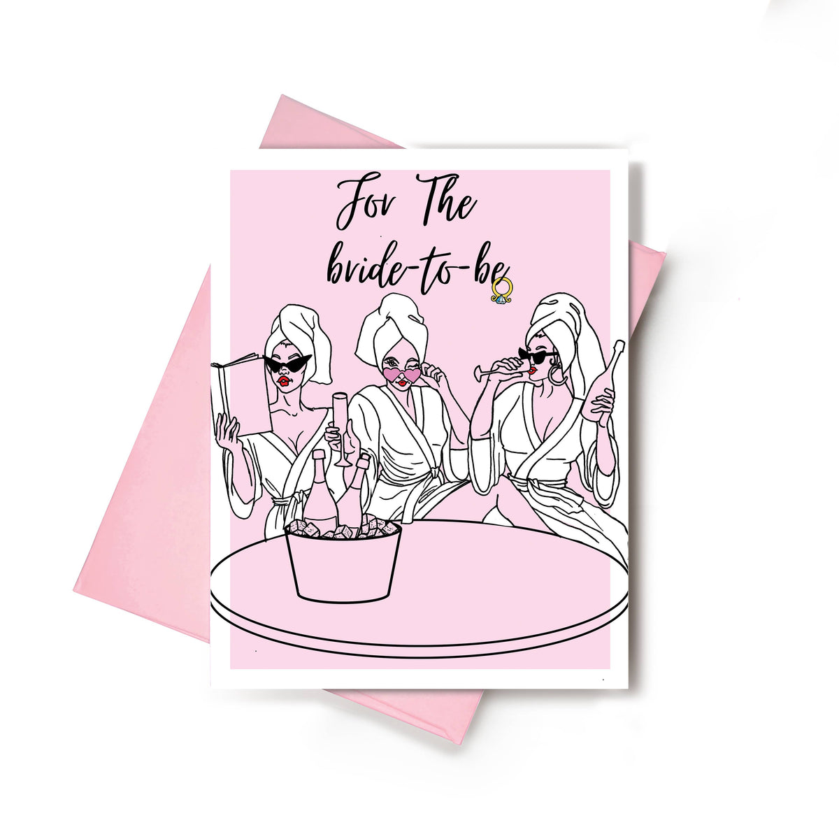 Bride-to-Be Spa Day Bachelorette Greeting Card