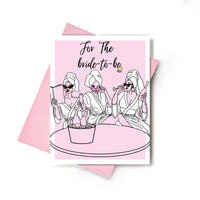 Bride-to-Be Spa Day Bachelorette Greeting Card