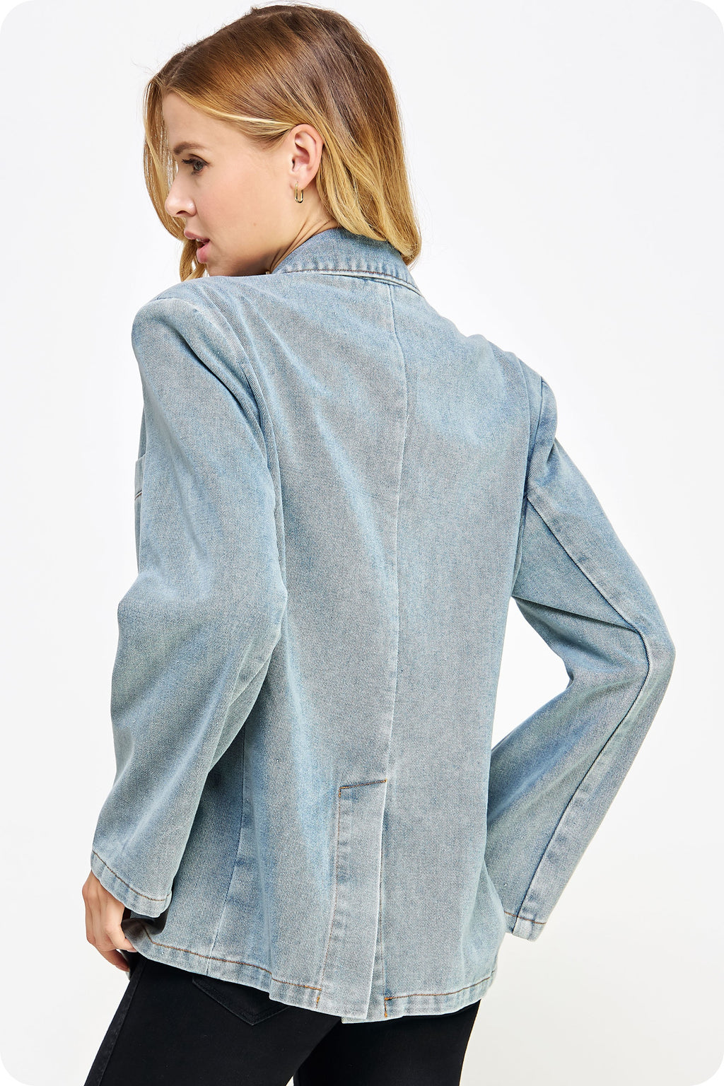 Angela Denim Blazer