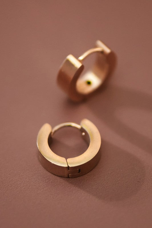 Petite Glow Huggie Hoops