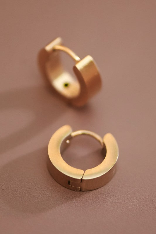 Petite Glow Huggie Hoops