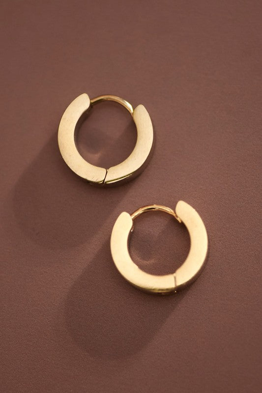 Petite Glow Huggie Hoops
