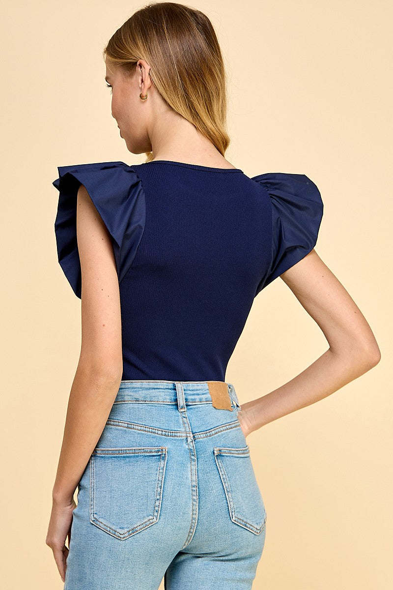 If You Want Forever Ruffle Top