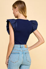 If You Want Forever Ruffle Top