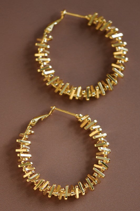 Girls Trip Gold Hoops