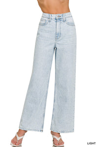 Wide Leg Denim Pants