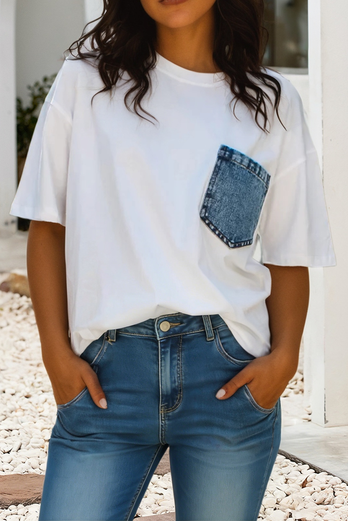 Denim Days Pocket Tee