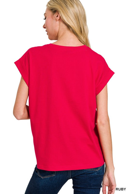 Folded Short Sleeve Tee