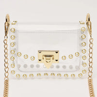 The Jackie Clear Bag in Pearl