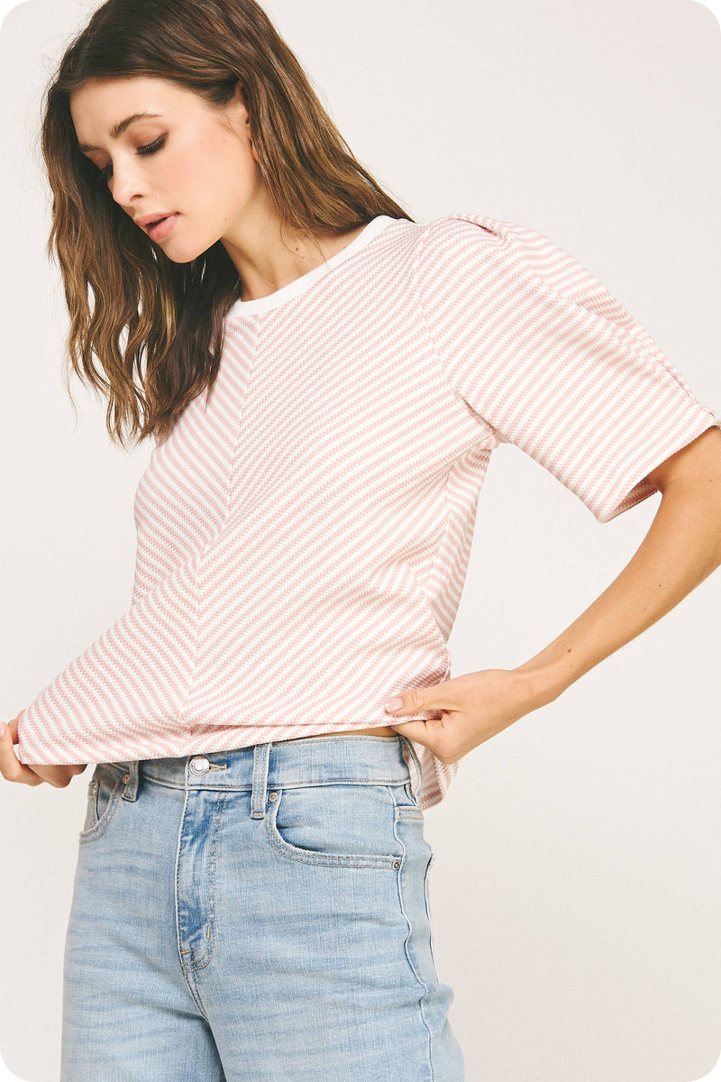 Power Play Puff Knit Top