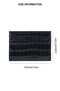 Croc Pattern Wallet