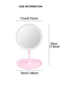 Magnifying LED Makeup Vanity Mirror