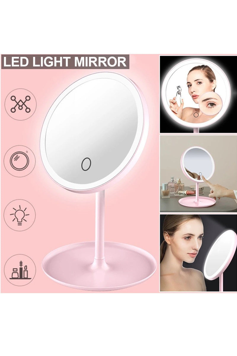 Magnifying LED Makeup Vanity Mirror