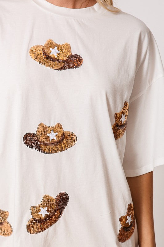 Yee-Haw Cowboy Hat Tee