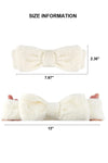 Soft Plush Bowknot Spa Headband