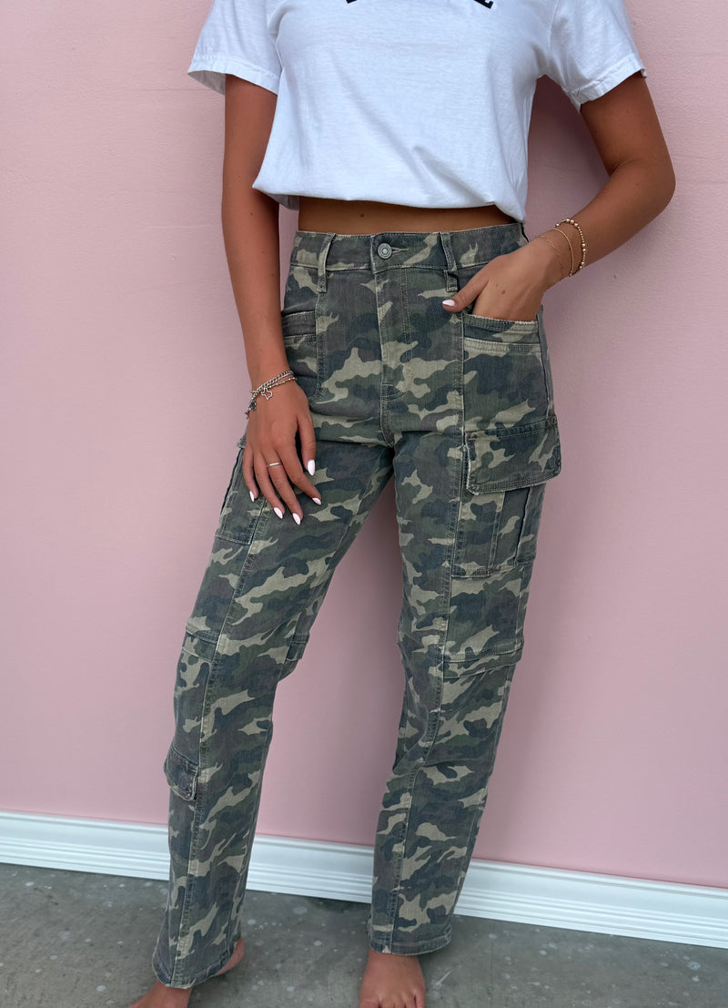 Tracey Cargo Camo Jeans