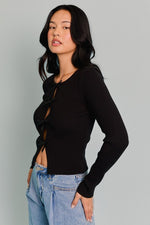 Ophelia Long Sleeve Bow Top