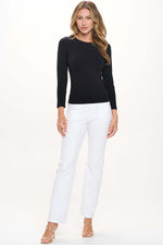 Seamless Round Neck Long Sleeve Top