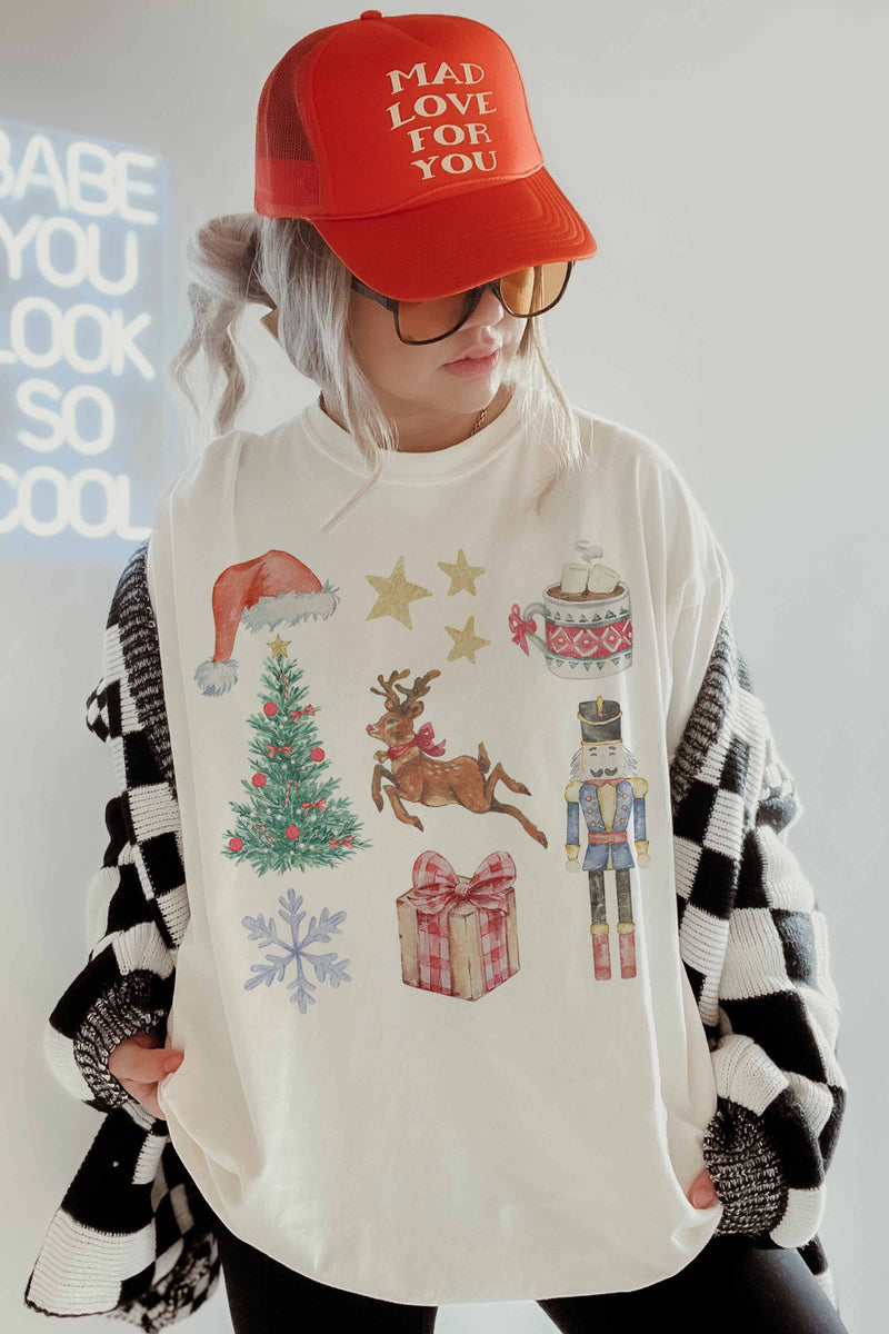 Christmas Collage Graphic Tee