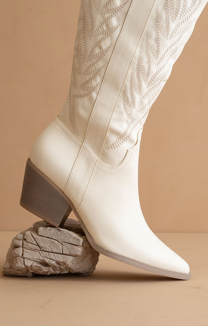 The Samara Embroidered Boots