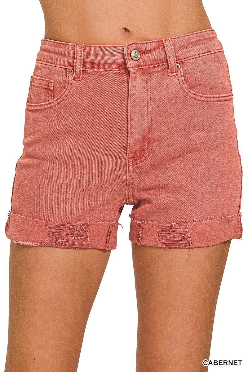 Julia Cuffed 5 Pocket Shorts