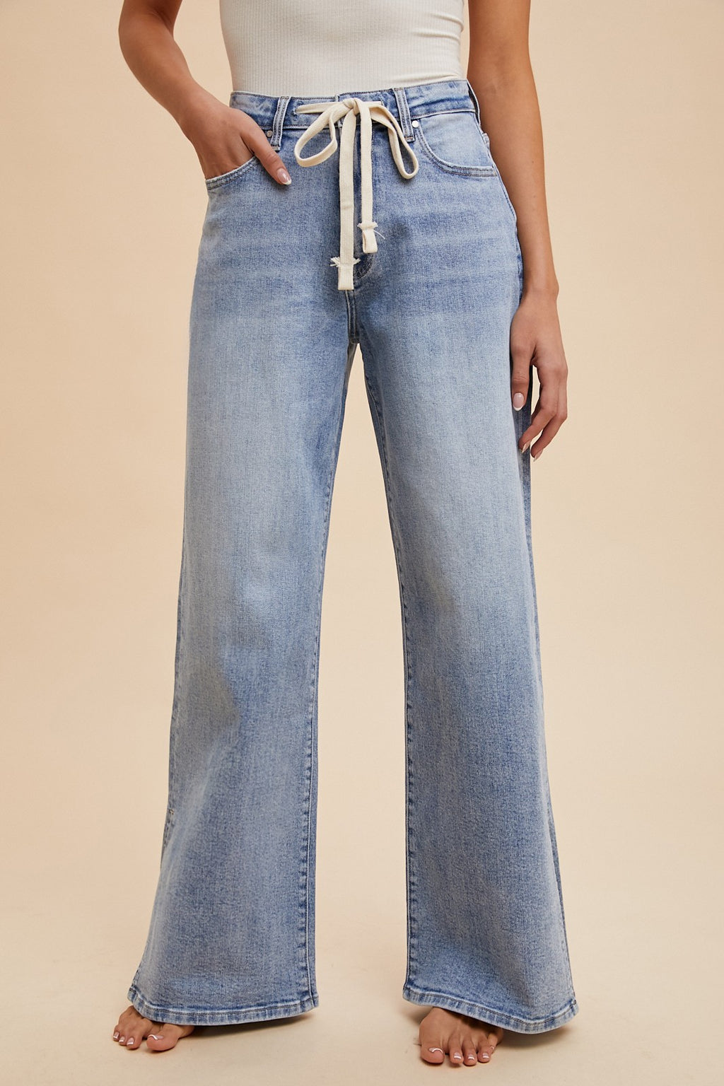 Coastal Ease Wide Leg Jeans