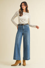 The Parker High Rise Wide Leg Jeans